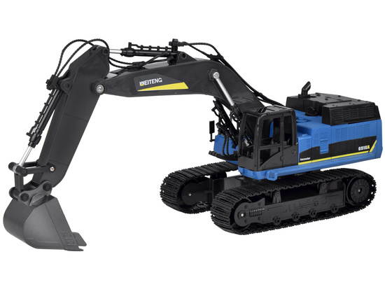 Solid Excavator on tracks effect Smoke Sound LED Light + Remote Control RC0698