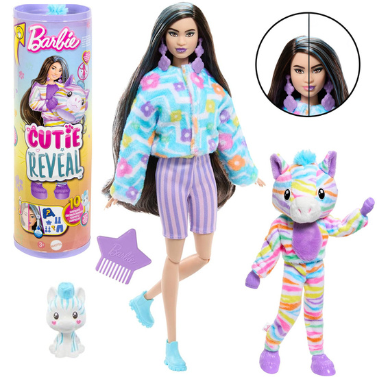 Mattel Barbie Cutie Reveal series: Sweet Dreams ZEBRA + accessories ZA6052