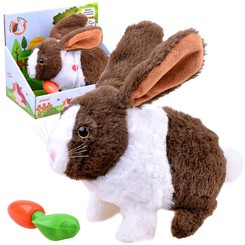 Interactive animal crunchy Hopping Bunny + carrot ZA2685
