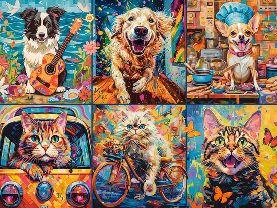 Puzzle 2000 elementów Choose Your Pet 