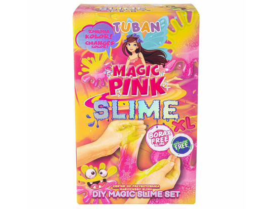 Tuban zestaw kreatywny Slime Magic Pink XL zmienia kolor ZA5166