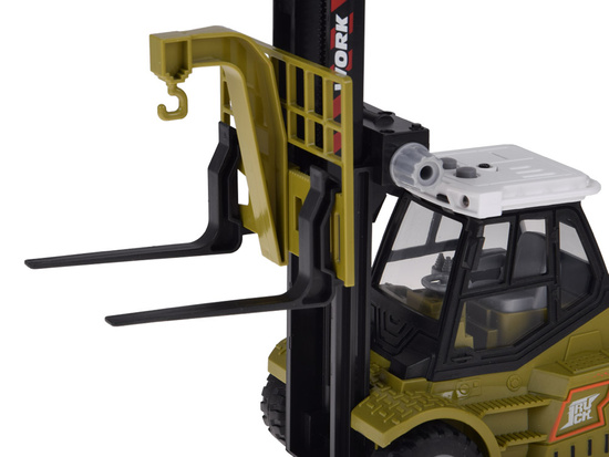 FORKLIFT with moving forks + light and sound effects ZA5978