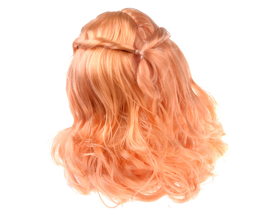 BLONDE DOLL 20 cm combing head with hairdressing accessories ZA5837