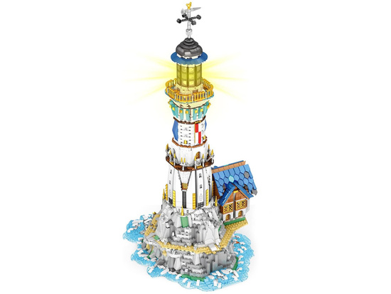 Reobrix Licensed Building Blocks Medieval Lighthouse 2966pcs ZA5805