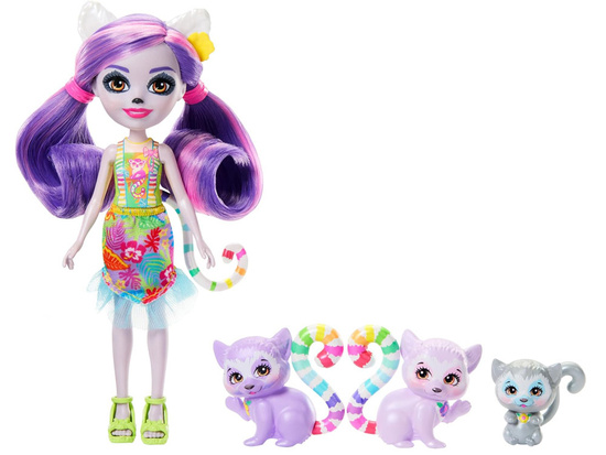 Enchantimals Sunshine Beach Lorinda Lemur doll ZA5440