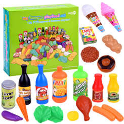 Food products to play Kitchen 120 pcs ZA3382