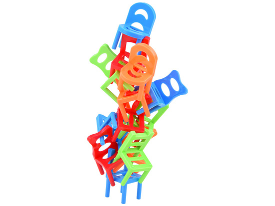 Colorful Falling Chairs Arcade Game x 24 pieces GR0500