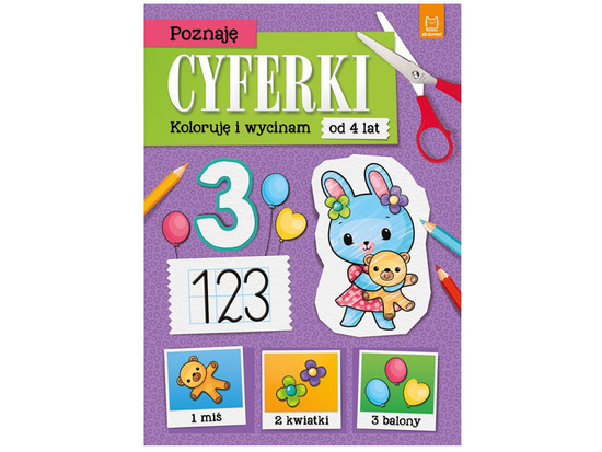 Aksjomat Zeszyt Poznaj cyferki Koloruję i wycinam KS0501