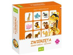 Jawa Memory Game ANIMALS mini puzzle for preschoolers GR0366