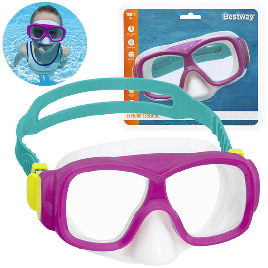 Bestway Okulary Maska do pływania i snurkowania AQUANAUT 22039