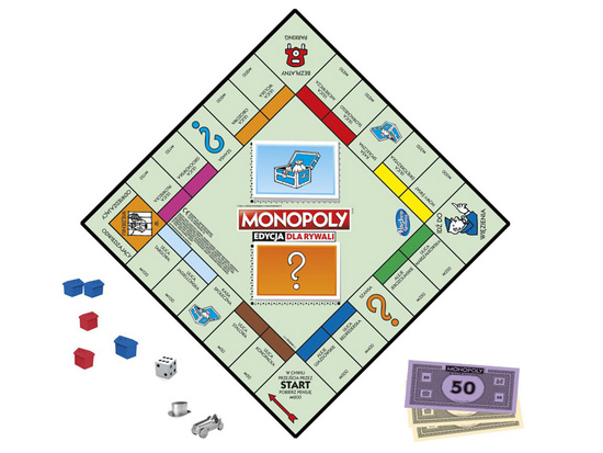 Gra Monopoly Edycja dla rywali plansza karty GR0659