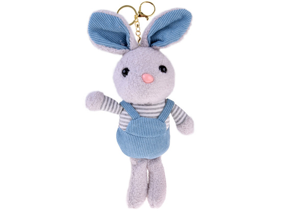 Rabbit in shorts keychain Plush mascot pendant ZA4775