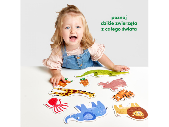 CzuCzu Progressive Puzzle Wild Animals 8 Puzzles 2+ ZA6095