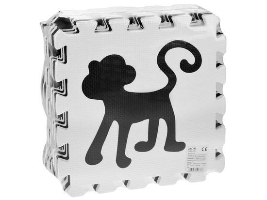 Foam puzzle - contrasting mat for babies ANIMALS ZA4783