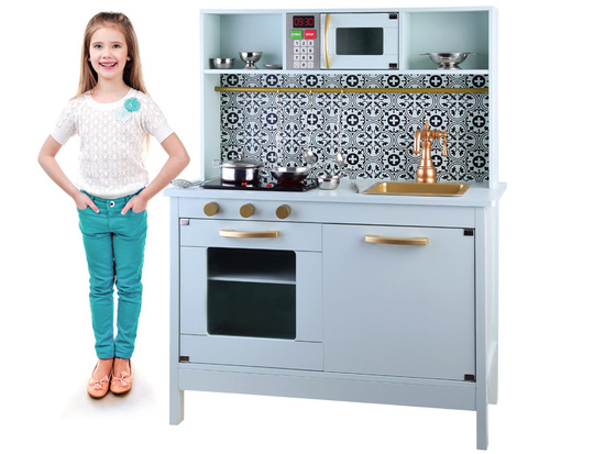 Beautiful Mint wooden kitchen for children ZA4128