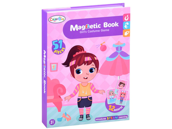 Magnetic puzzle book Doll clothes ZA3766