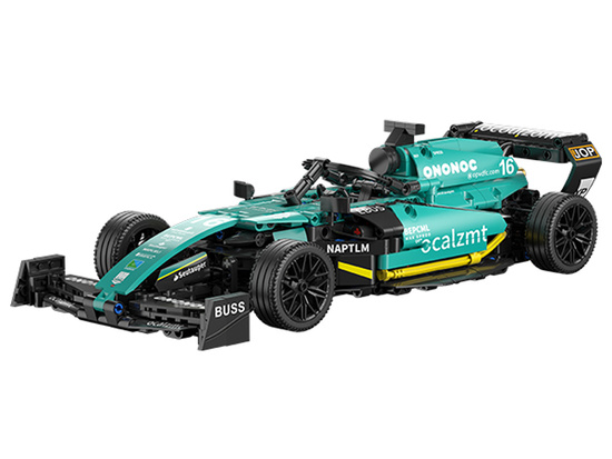 Technical blocks 2 in 1 Formula 1 racing car helicopter 736pcs stickers ZA5730