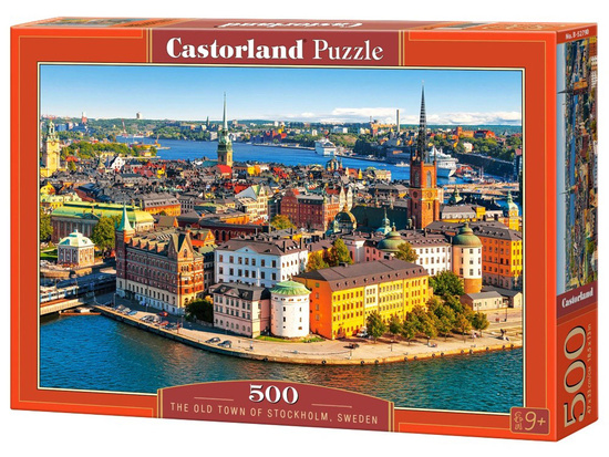 Puzzle 500-elementów The Old Town of Stockholm, Sweden B-52790