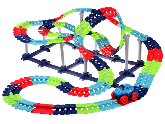 Long flexible car track + car 291 elements ZA4768