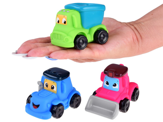 A set of soft construction cars 3 pcs 18M+ ZA4737B