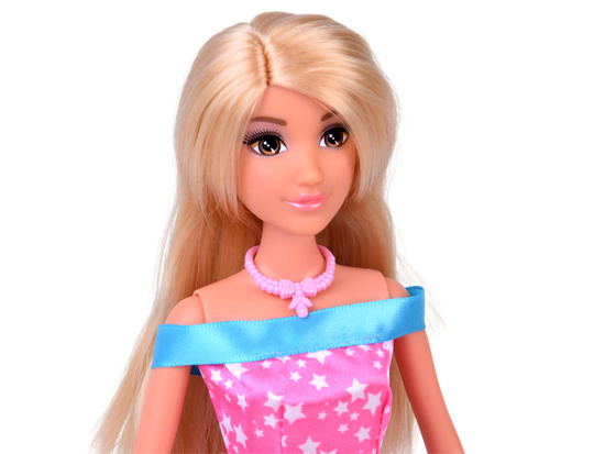 Anlily MODEL Doll + large set of 11 princess dresses and accessories ZA5695