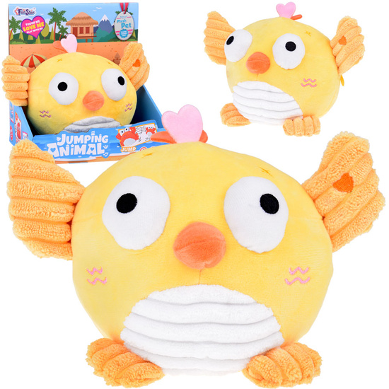 Plush interactive bird ball. Records plays melodies vibrates ZA5575