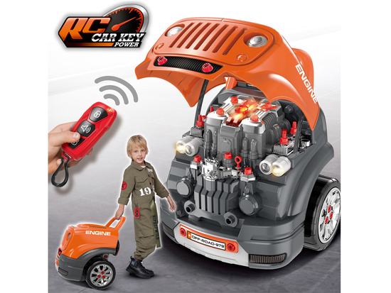 Mechanic Set: Mobile CAR WORKSHOP + light and sound ZA5738