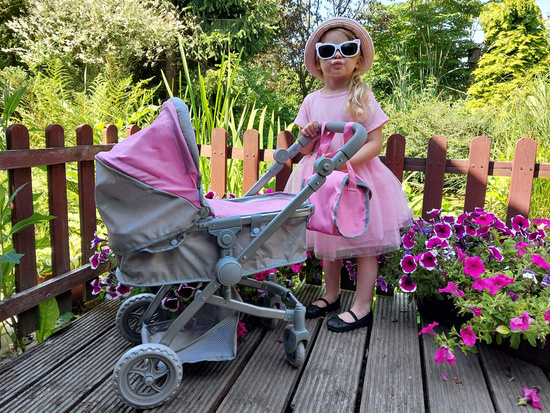 Multifunctional TROLLEY for a 4-in-1 doll ZA4543