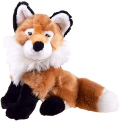 Common fox mascot 18cm 13399