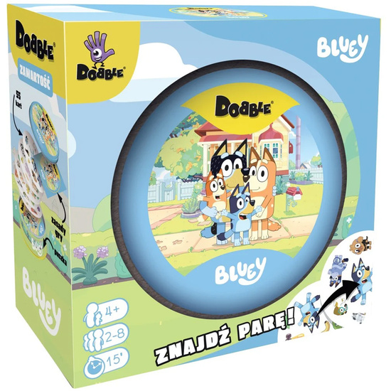 Rebel Dobble Bluey Card Game - Round Playing Cards GR0825
