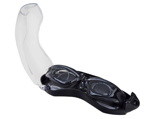 SET UV ANTI-FOG swimming goggles + ear and nose plugs SP0792 CY