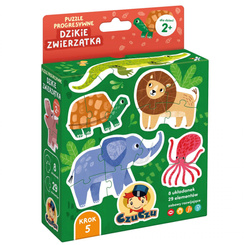 CzuCzu Progressive Puzzle Wild Animals 8 Puzzles 2+ ZA6095