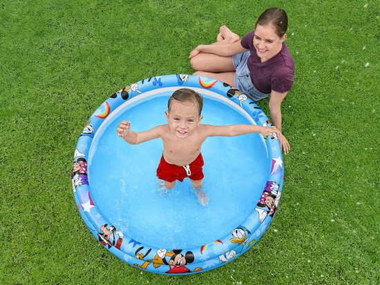 Bestway Inflatable Pool 122x25cm Disney Mickey Children's Paddling Pool 91007