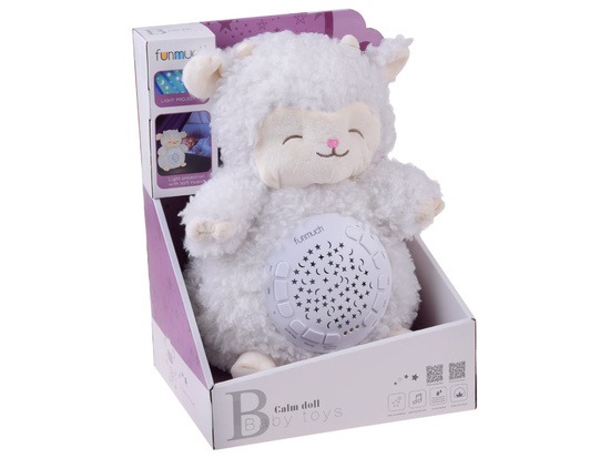 Soft SHEEP Star Projector - 20 different lullabies + sounds ZA5750