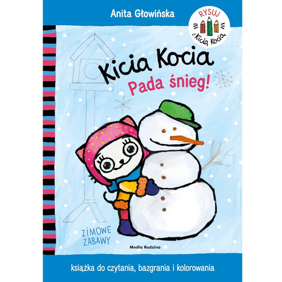 Media Rodzina Kicia Kocia. Pada śnieg. Kolorowanka KS1267