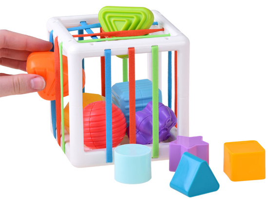 Cube sorter toy for a baby eraser ZA4310