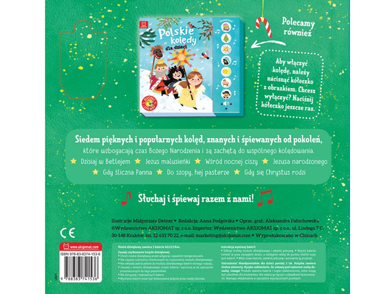 Aksjomat Kolędy dla dzieci. Słuchaj i śpiewaj! KS1065