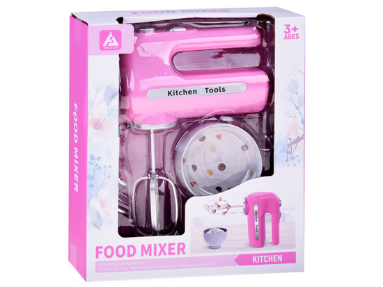 Pink interactive MIXER with two attachments Food processor + bowl ZA5869