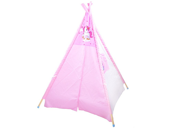 Tent with a pink unicorn wigwam Tipi ZA3555