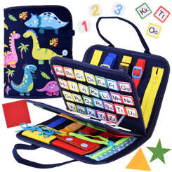 Fabric colorful sensory manipulative book for children ZA4831