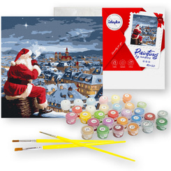 Painting by numbers 40 x 40 cm KHO8352 Christmas Night AP0099