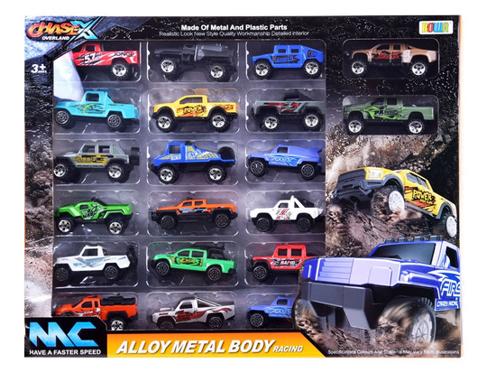 A set of 20 metal cars. Off-road cars ZA3233