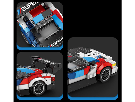 Technical blocks Superauto RACING painting, spoiler 363-piece ZA5780