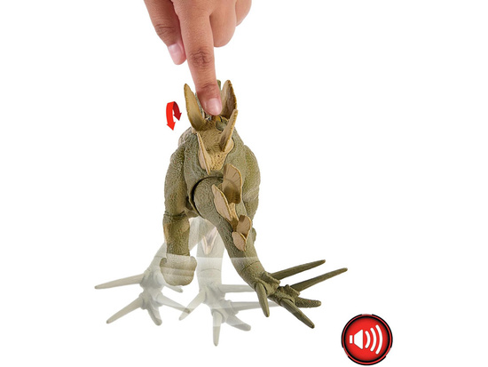 Mattel Jurassic World Dinosaur Hesperosaurus Wild Roaring Posable Figures ZA6053