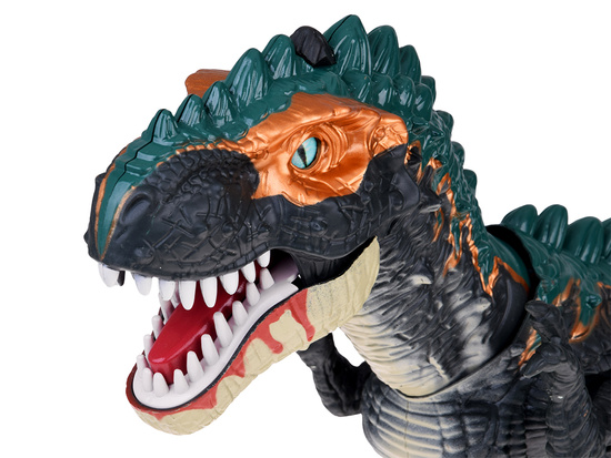Large robot dinosaur walks, roars, LAYS EGGS, light effects pair ZA5716