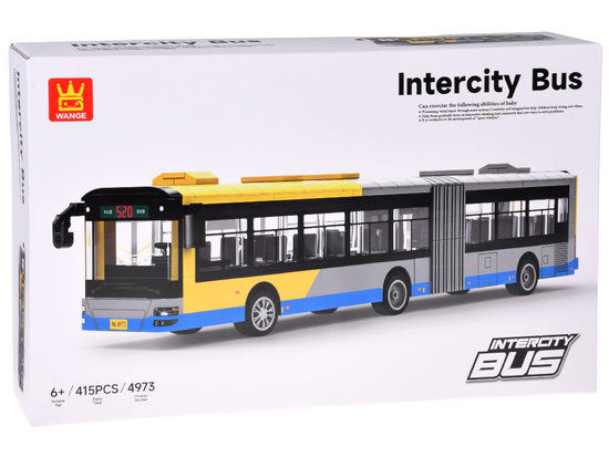 Technical blocks articulated city bus 415 pieces ZA5677