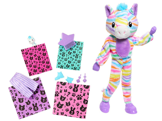 Mattel Barbie Cutie Reveal series: Sweet Dreams ZEBRA + accessories ZA6052
