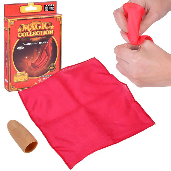 Magic trick fake finger trick disappearing handkerchief GR0694