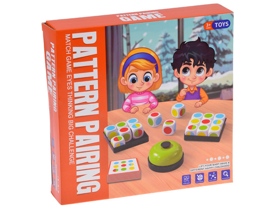 Puzzle game for observation and concentration, colorful patterns GR0761