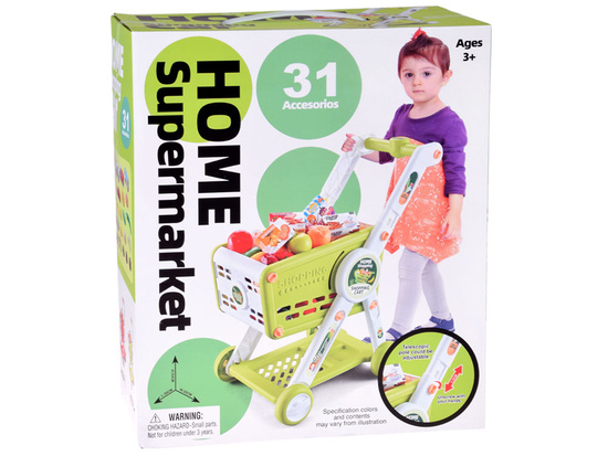 Shopping Cart + Grocery Accessories Playing Shop ZA5897